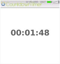 Countdown Timer Application For Blackberry