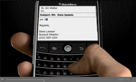 BlackBerry Bold Video