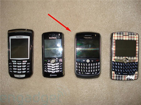 BlackBerry Javelin Live Shots