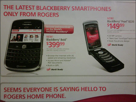 Rogers BlackBerry Pearl 8220 Ad