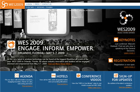 WES 2009 Registration Now Open