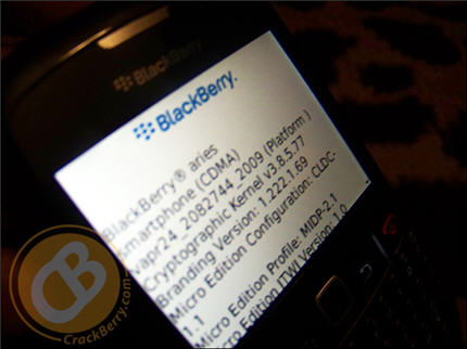 BlackBerry Curve 8530 'Aries'