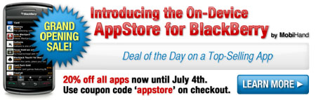 RIMarkable On-Device AppStore for BlackBerry