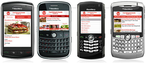 Food Network Canada Mobile App Food Network Canada Mobile App