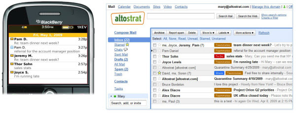Post image for Google Apps Connector For BlackBerry Enterprise Server Coming In August