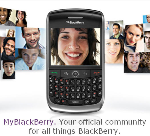 BlackBerry SocialNetwork:  MyBlackBerry