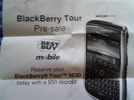 BlackBerry Tour BlackBerry Tour