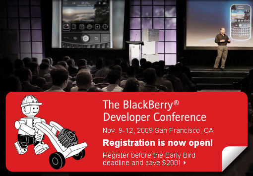BlackBerry Developer Conference Registration Now Open