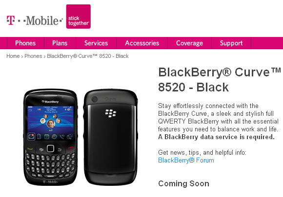 Post image for I Think The BlackBerry Curve 8520 Will Sell Pretty Well