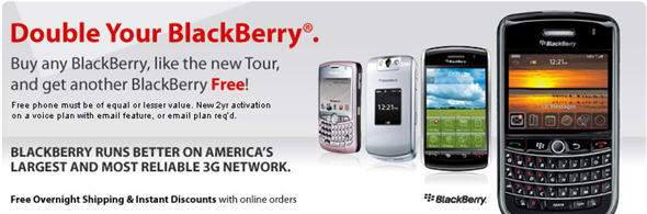 Verizon BlackBerry BOGO Sale