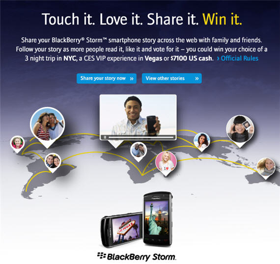 Touch it. Love it. Share it. Win it.