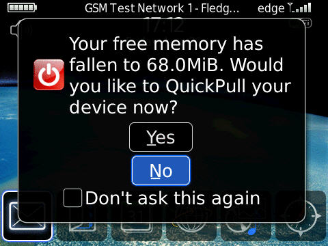 Blackberry 5 Os